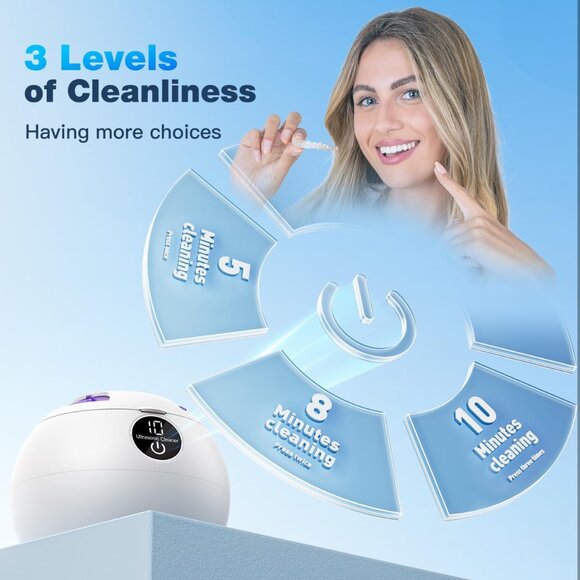 Ultrasonic Retainer-Cleaner Machine, Denture Care - Picture 3 of 8